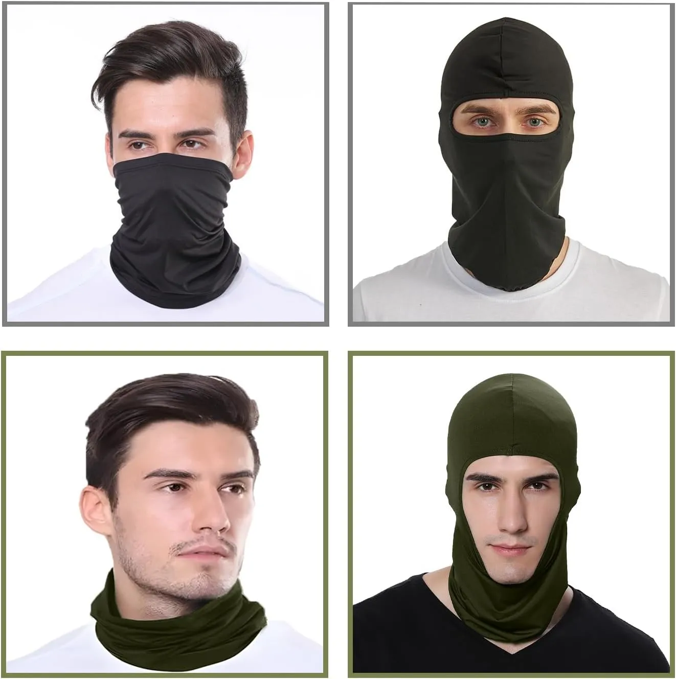 4-Pack Balaclava Outdoor Bike Riding Headgear Motorcycle Face Mask Ski Hat