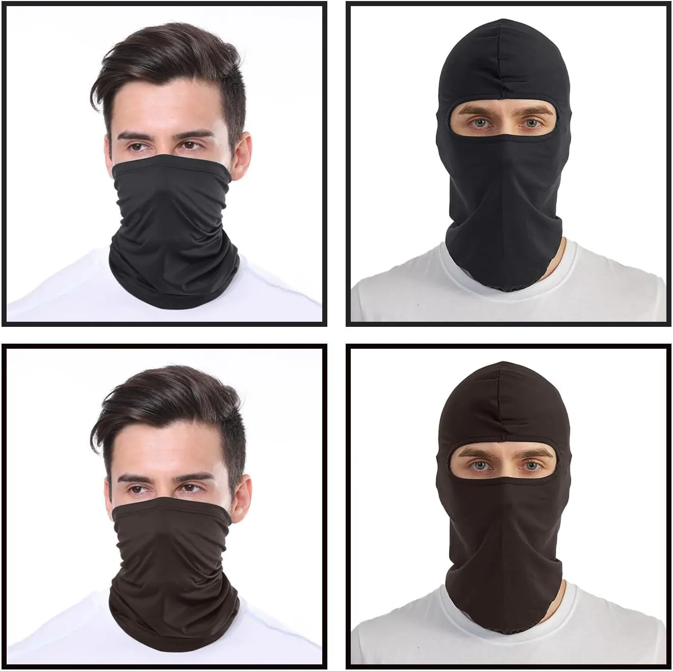 4-Pack Balaclava Outdoor Bike Riding Headgear Motorcycle Face Mask Ski Hat