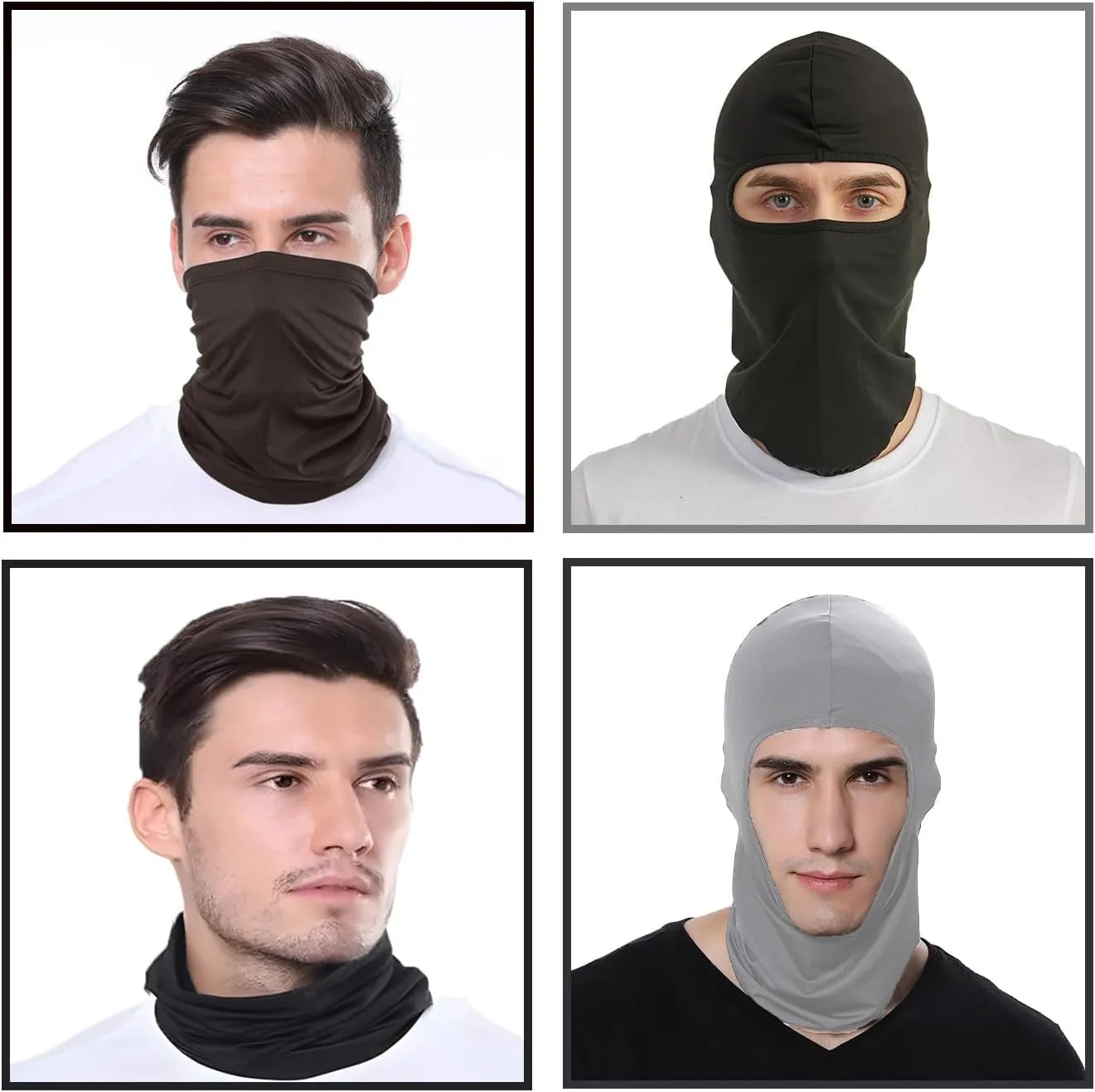 4-Pack Balaclava Outdoor Bike Riding Headgear Motorcycle Face Mask Ski Hat