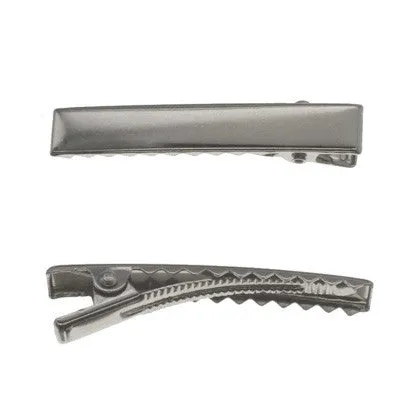 Alligator Clip With Teeth 55mm x 10 pcs Silver