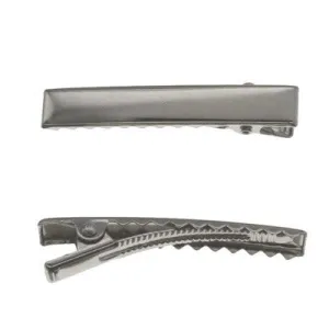Alligator Clip With Teeth 55mm x 10 pcs Silver