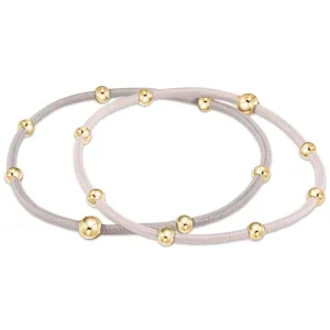Beaded "e"ssentials Pony Tail Holder Set of 2
