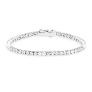 Brilliant Round Cut 3mm Tennis Anklet