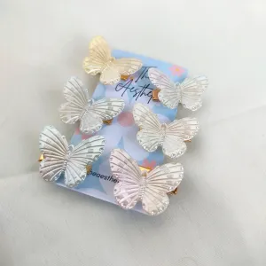 Butterfly Mini Hair Clips (Pack of 6)