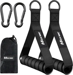 Cable Handles Gym Equipment, Heavy Duty Resistance Band Handles, Replacement Exercise Handles for Cable Machine, Pulley System, Strength Trainer, Pull Down Workout, Home Gym Cable Attachments