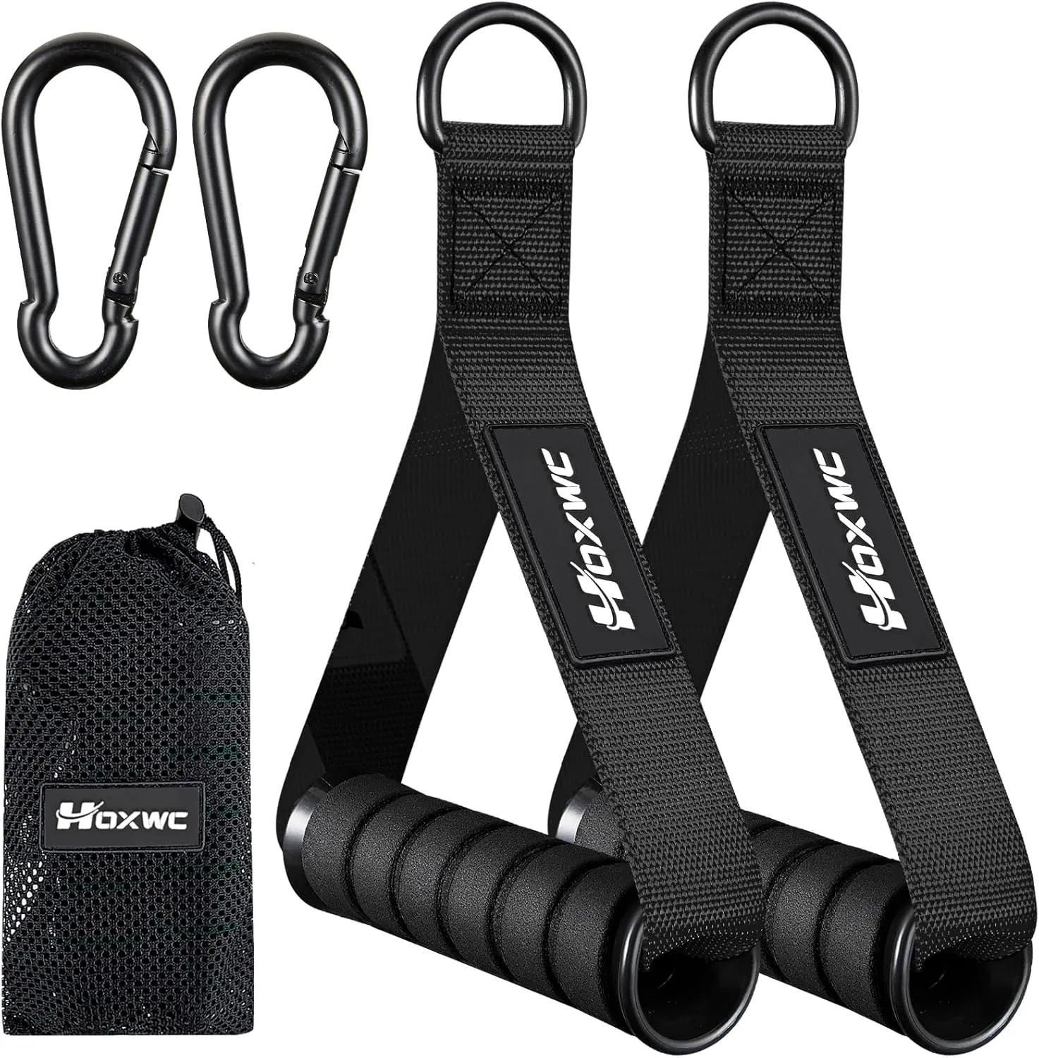 Cable Handles Gym Equipment, Heavy Duty Resistance Band Handles, Replacement Exercise Handles for Cable Machine, Pulley System, Strength Trainer, Pull Down Workout, Home Gym Cable Attachments