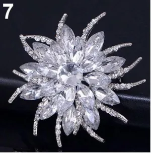 Cake brooch, crystal rhinestone cake decoration - by Crystal wedding uk