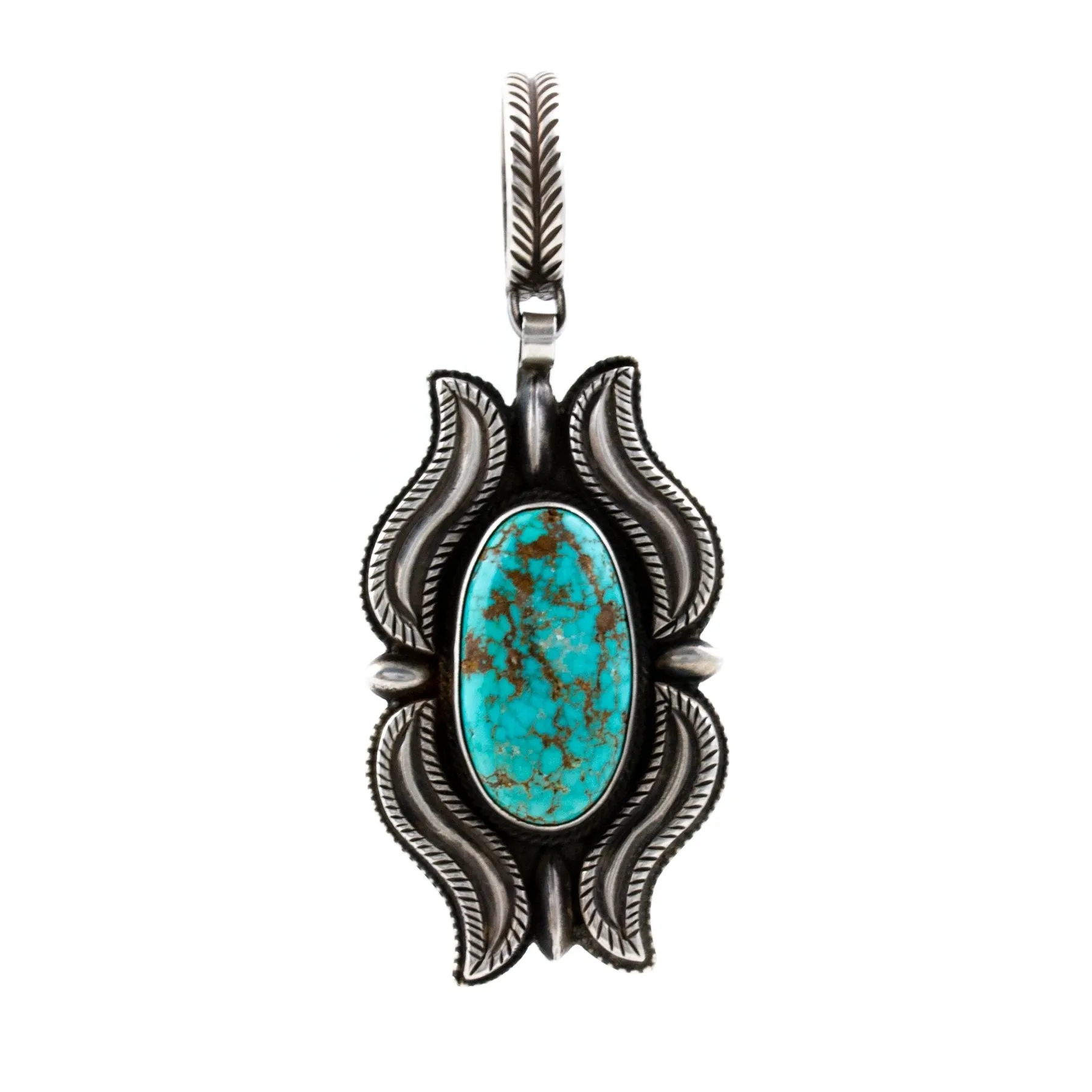 Calvin Martinez Carico Turquoise Pendant