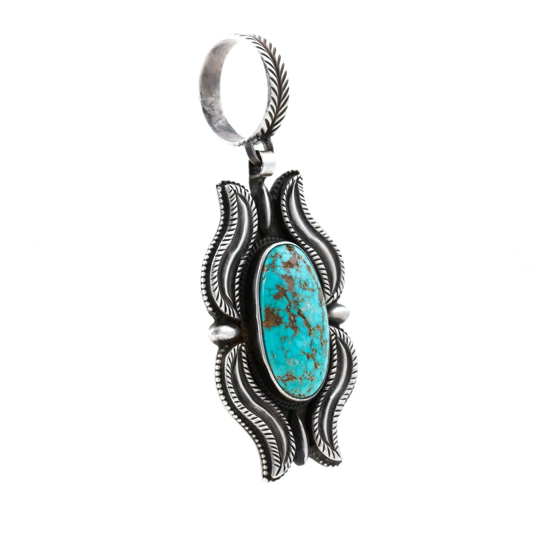 Calvin Martinez Carico Turquoise Pendant