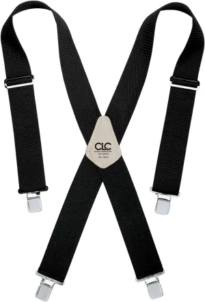 CLC Custom Leathercraft 110BLK Heavy Duty Work Suspenders, Black