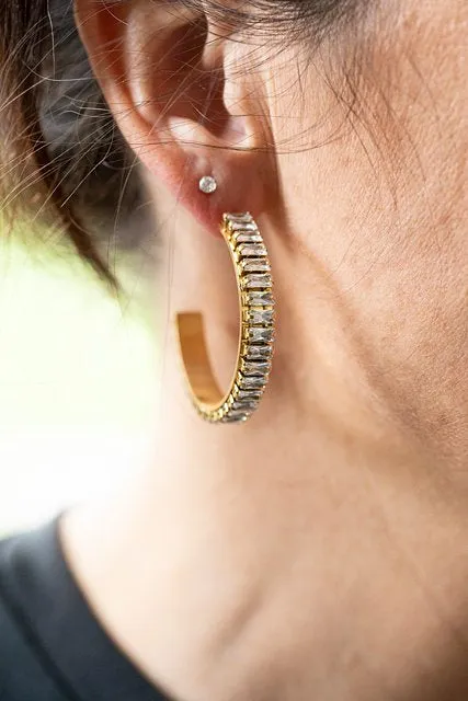 Deluxe Hoop Earring - Gold