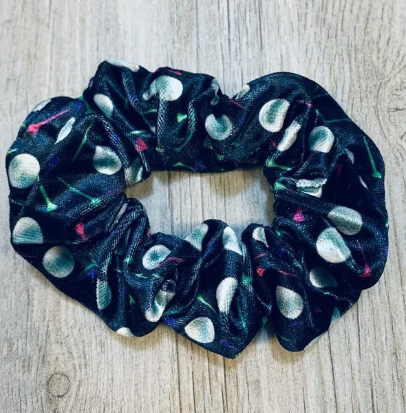 Golf Premium Velvet Scrunchie