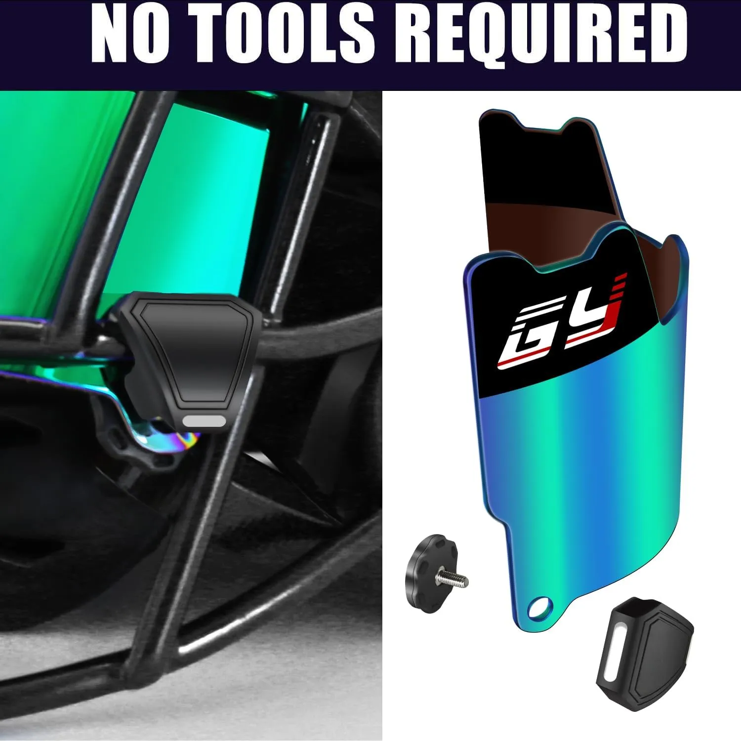 GY FV007 Tinted Football Visor - Football Helmet Visor for Adult and Youth Football Helmets