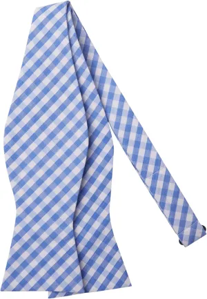 Jacob Alexander Men's Gingham Checkered Pattern Self-Tie Bow Tie