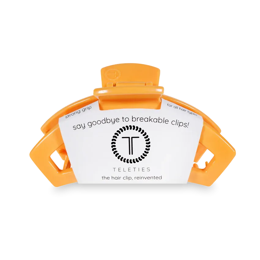 Medium Teleties Open Claw Clip - Mango For It!