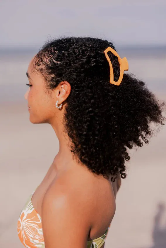 Medium Teleties Open Claw Clip - Mango For It!