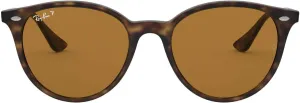 Ray-Ban Unisex Sunglasses Black Frame, Green Lenses, 53MM