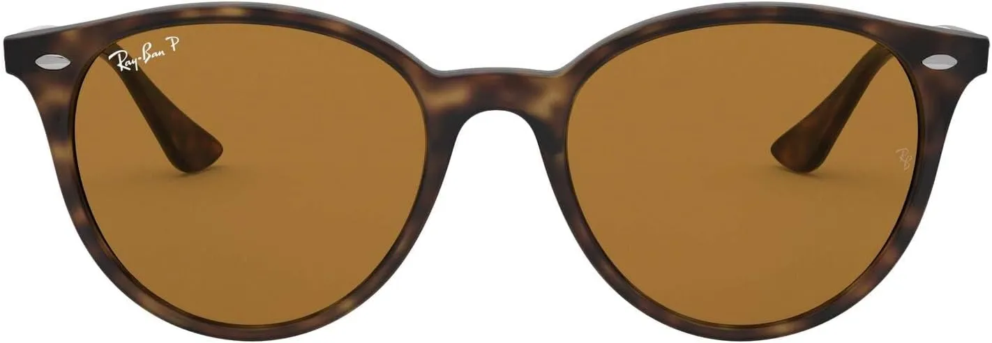 Ray-Ban Unisex Sunglasses Black Frame, Green Lenses, 53MM