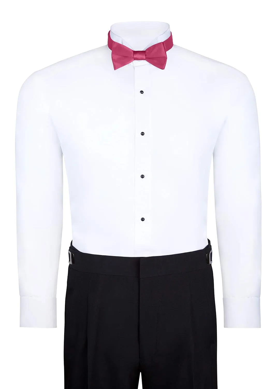 S.H. Churchill & Co. Men's Self-Tie Satin Bow Tie - Faux Silk for Wedding Tuxedo