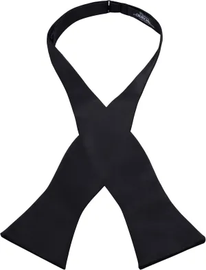 S.H. Churchill & Co. Men's Self-Tie Satin Bow Tie - Faux Silk for Wedding Tuxedo