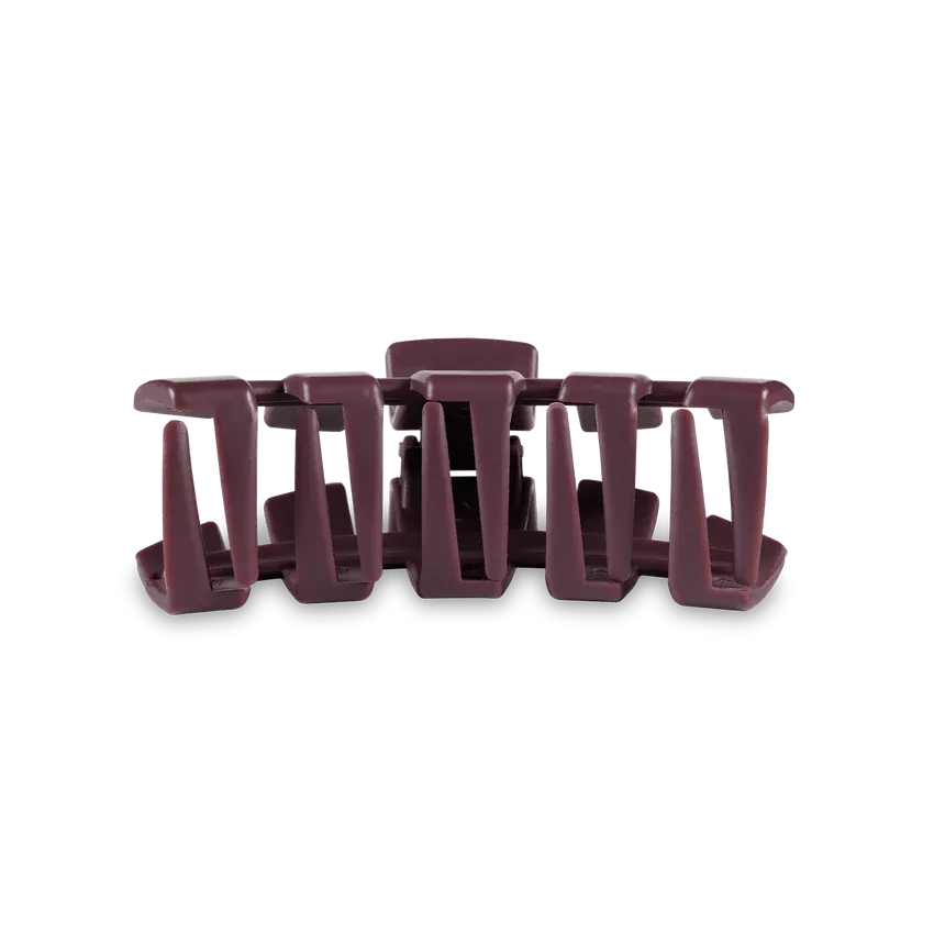 Small Teleties Claw Clip - Burgundy Bliss