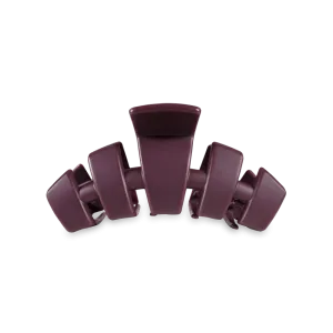 Small Teleties Claw Clip - Burgundy Bliss