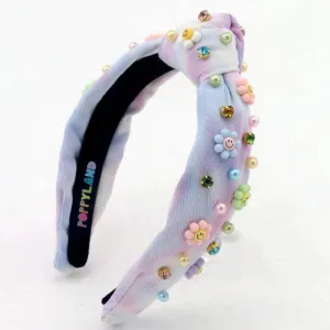 Smiley Flower Headband