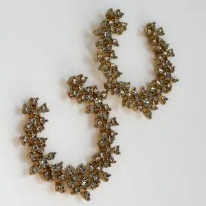Sparkle Partial Circle Stud