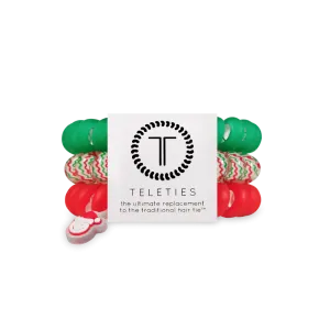 Teleties Hair Tie - Large Band Pack of 3 - Santa Baby (Ships in 1-2 Weeks)
