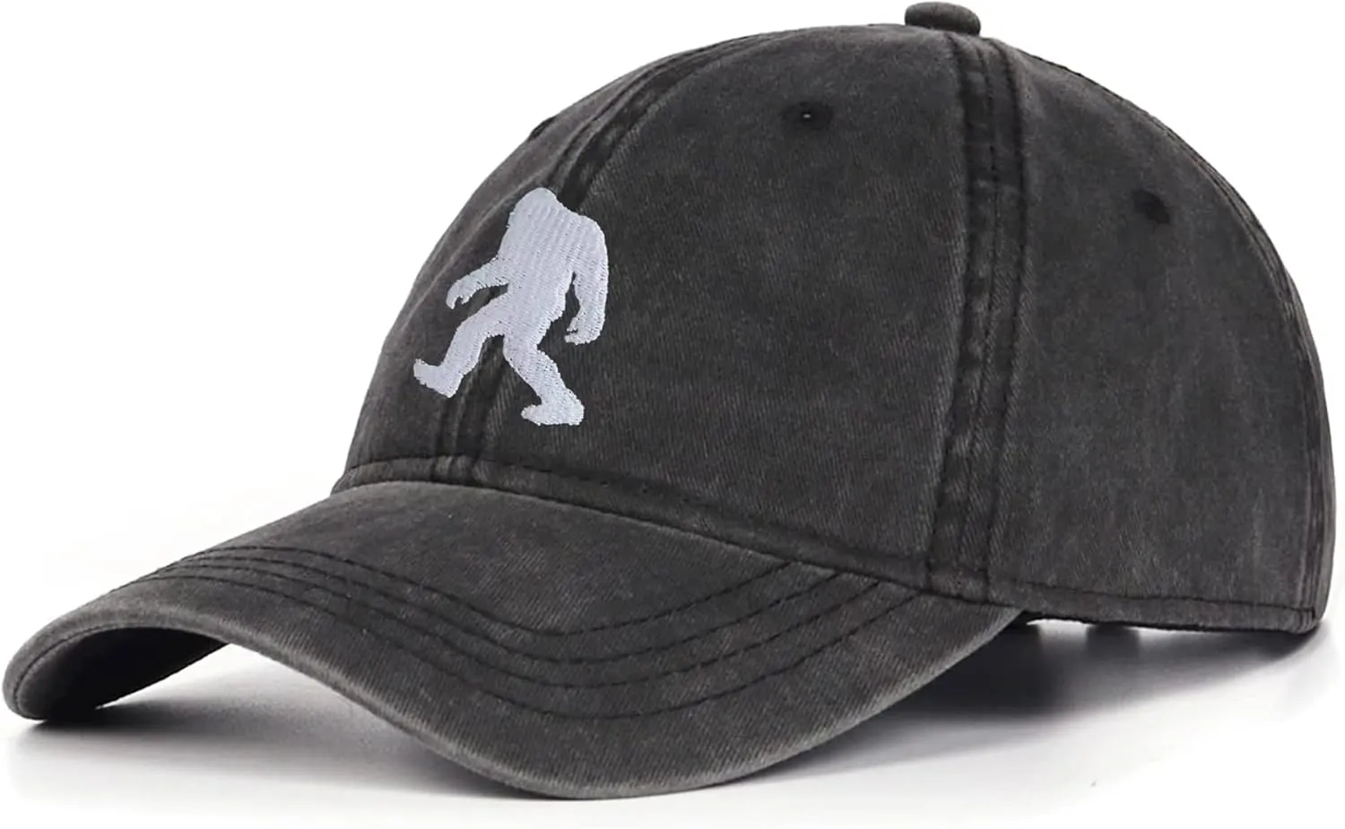 UFO Bigfoot Baseball Caps Embroidered Adjustable Denim Dad Hat