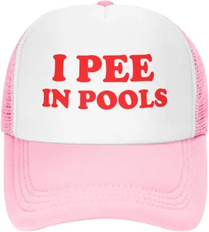 Unisex I Pee in Pools Hat Baseball Cap Snapback Hats Adjustable Cap