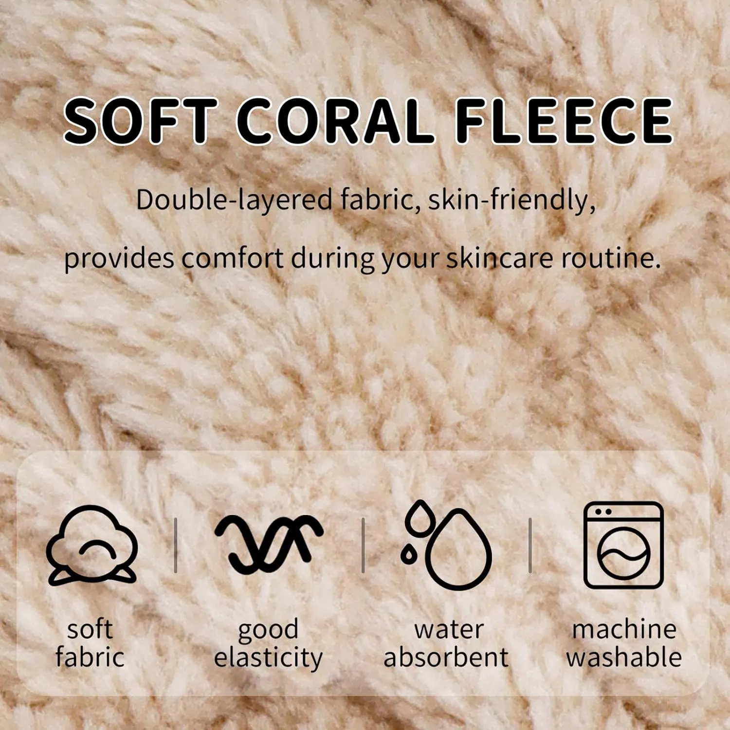 WHAVEL 6 Pack Spa Makeup and Facial Microfiber Bow Headbands - Fluffy Hair Bands for Skincare and Face Washing (Type 16)