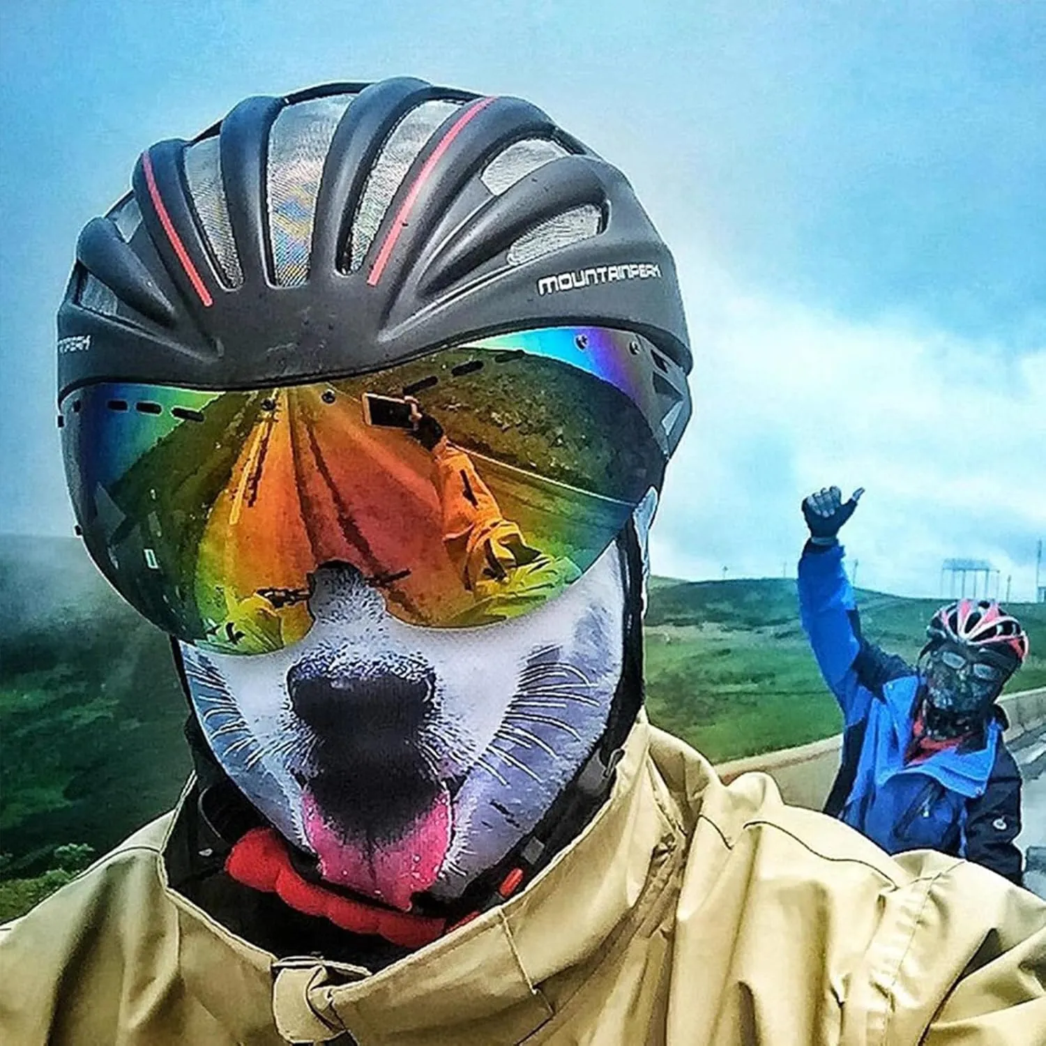 Windproof Face Mask for Men Women UPF50  Animal Headwear for Motorcycle,Cycling